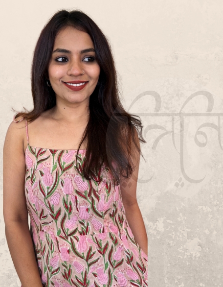  Noodle Strap Maxi Dress