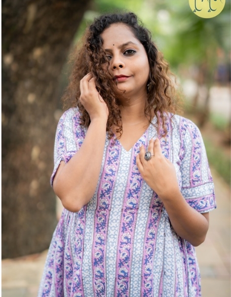 Side Gather Long Dress 