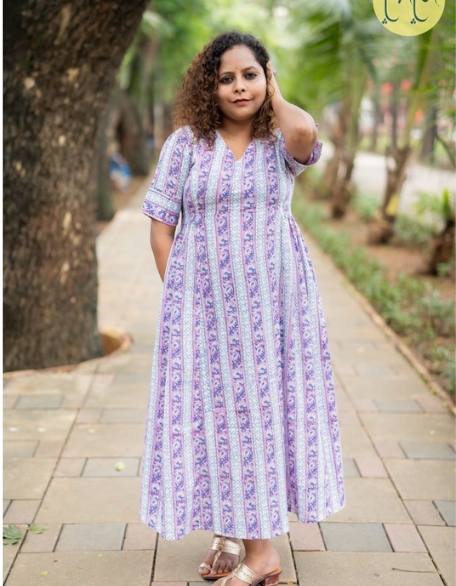 Side Gather Long Dress 